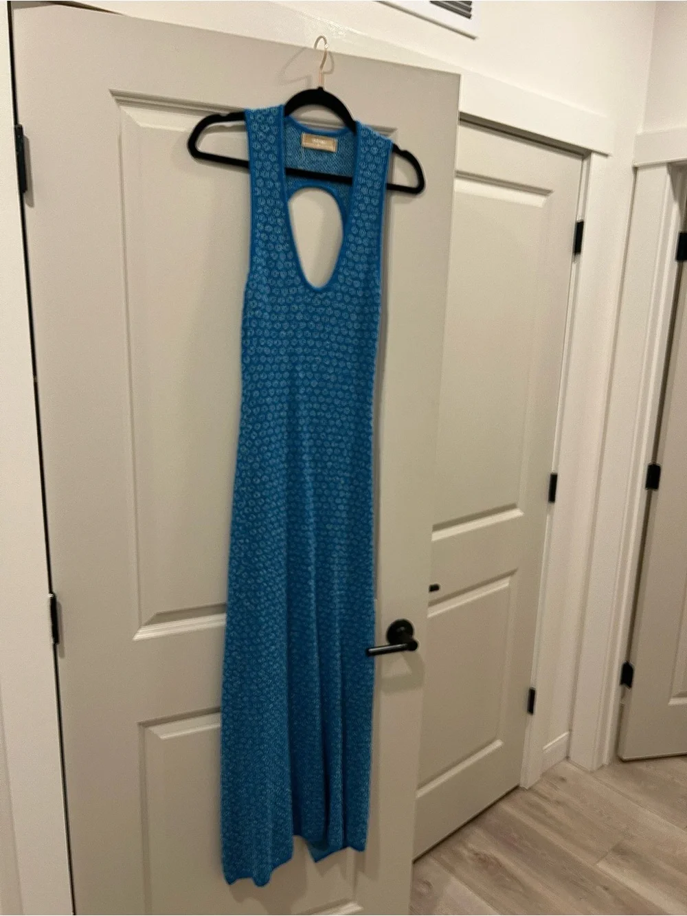 Free People Genie Sweater Midi Dress Blue Women’s S